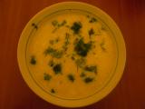 Картопляний суп з плавленими сирками